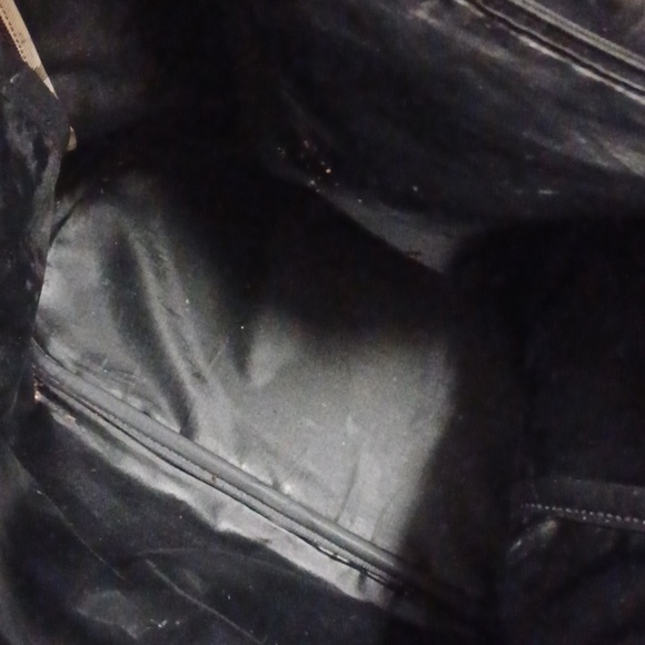 > Plaid Tan and Black Backpack - Picture 13 of 16